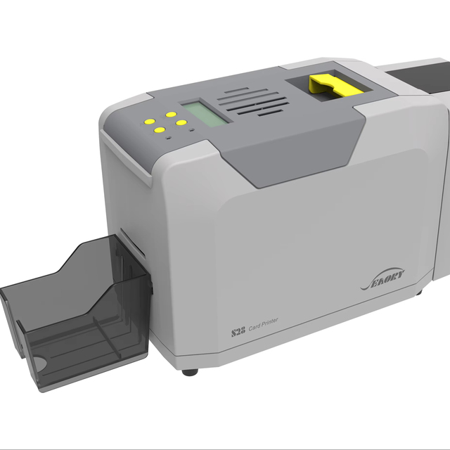 SEAORY S28 600x1200dpi USB/Ethernet Thermal Receipt Barcode ID Card Printer with Double-sided PVC Direct Printing