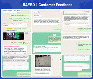 RAYBO P0.6 P0.78 P0.9 P1.25 P1.56 P1.9 COB จอ LED ความละเอียดสูง 4K สำหรับฉากหลังเวที จอแสดงผล LED ในอาคาร ผนังวิดีโอ LED - Product Image 6