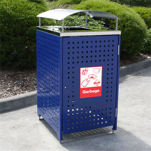 Grote Outdoor 100l 120l 240l Metalen Wiel Vuilnisbak Opslag Staande Structuur Voor Plastic Vuilnisbakken - Product Image 3