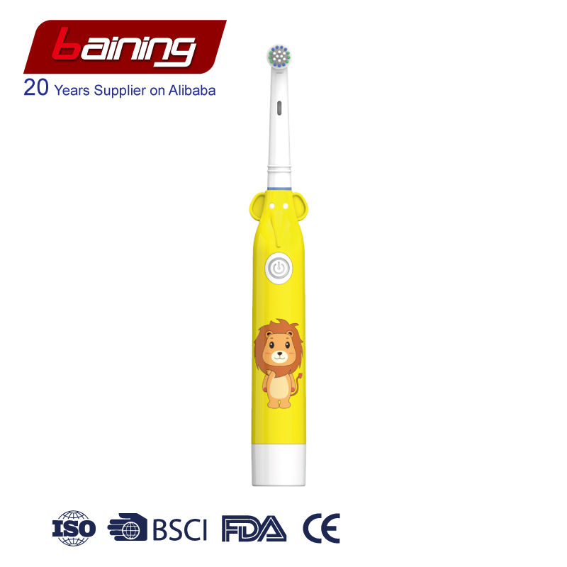 Детская электрическая зубная щетка от производителя, автоматическая зубная щетка с аккумулятором для мальчиков и девочек