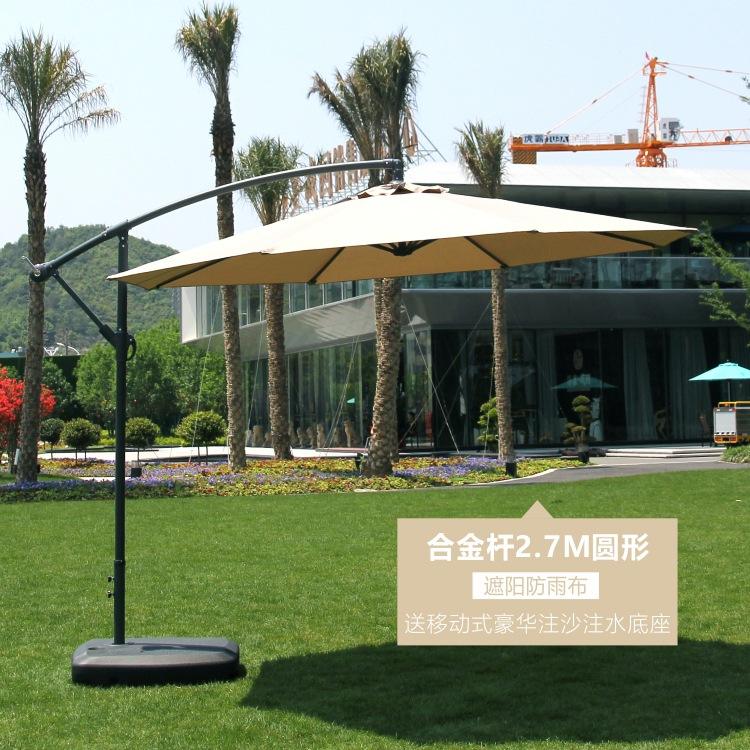 เสาโลหะผสม 2.7M พร้อมฐานเติมน้ำ 80 กก