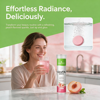 Comprimés effervescents Aeglewell Skin Glow au glutathion et à l'acide hyaluronique – Complément alimentaire beauté quotidien