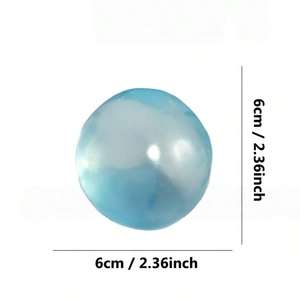 Boule anti-stress en cristal d'huile de coco, transparente, style vaseline, compressible, moulable et non-rétractable - Product Image 6