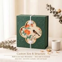 Boîte cadeau de luxe à double porte magnétique de haute qualité, emballage personnalisé avec motif de couleur pour bijoux et cadeaux