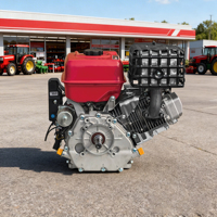 Moteur à essence robuste de 22 CV, 550 cm³, 4 temps, avec moteur et pompe, réservoir de carburant de 6,5 L pour les systèmes d'assistance marins et les bateaux de pêche