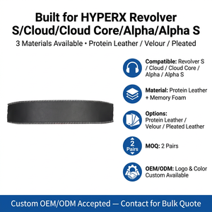 Ersatz kopfband Kompatibel mit <span class=keywords><strong>HYPERX</strong></span> Revolver <span class=keywords><strong>S</strong></span>/<span class=keywords><strong>Cloud</strong></span>/<span class=keywords><strong>Cloud</strong></span> Core/<span class=keywords><strong>Alpha</strong></span>/<span class=keywords><strong>Alpha</strong></span> <span class=keywords><strong>S</strong></span> Kopfhörer - Product Image 2