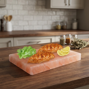 Plaque de sel de l'Himalaya artisanale Demaro, sculptée, étanche, 5-7 kg, pour la cuisson et le service alimentaire, vente en gros - Product Image 1