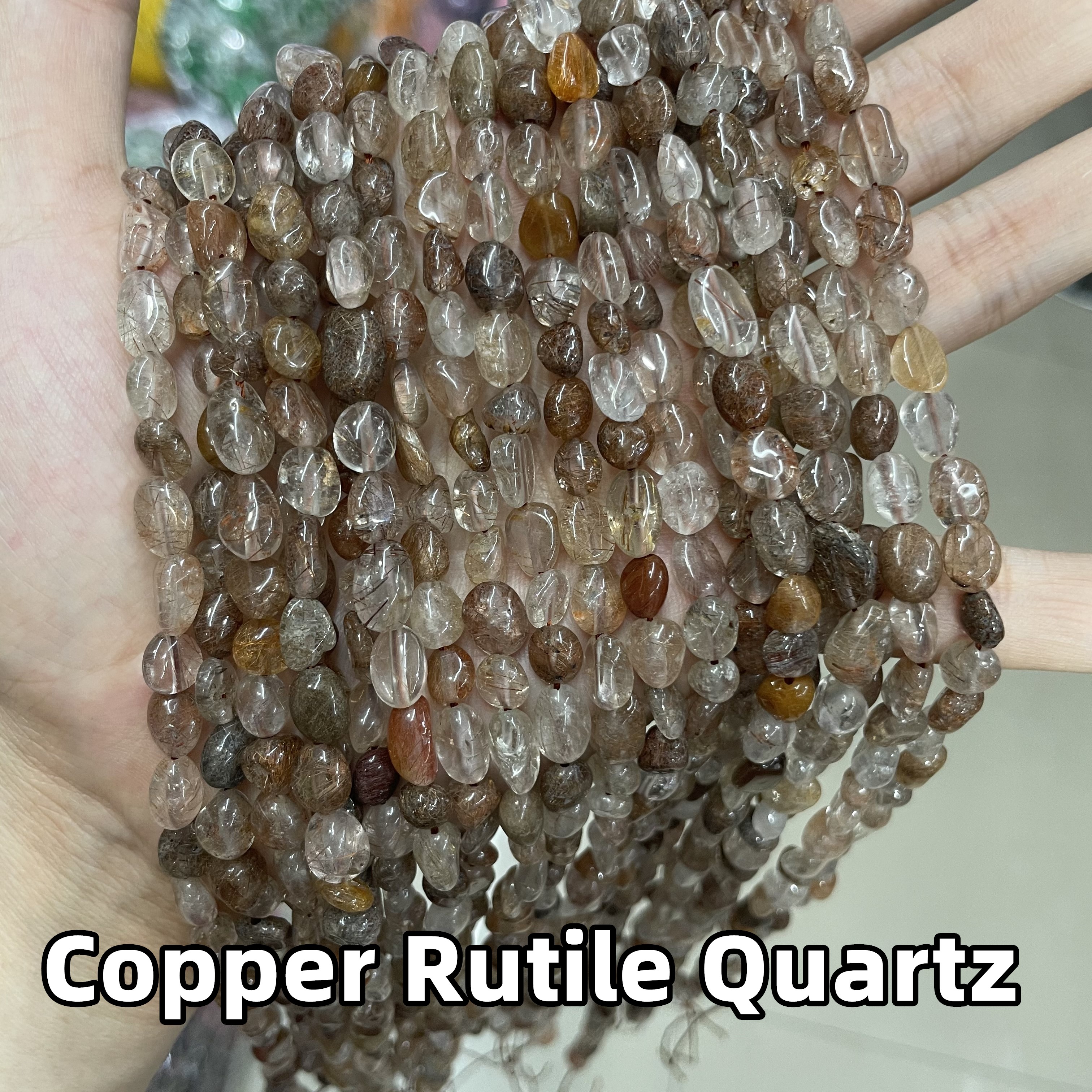 Quartz rutile de cuivre