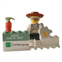 Bloques de Construcción de Resina Lego, Regalo Conmemorativo Personalizado para Empleados, Bienvenida, Despedida, Aniversario, Actividad de Equipo