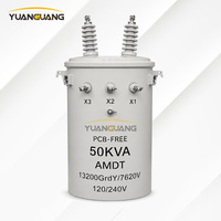 Transformador Monofásico de Poste de 4.16kV 120/240V 10kVA 15kVA 25kVA con Bobinado de Cobre IEEE CSP para Distribución Aérea