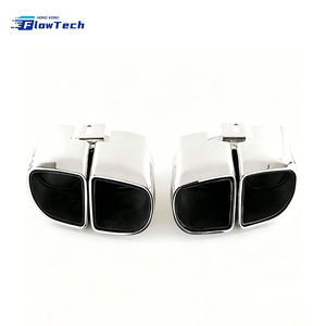 ปลายท่อไอเสียสีดำทรงสี่เหลี่ยมแบบ GTS สำหรับ Porsche Panamera 970 971 ทำจากสแตนเลสสตีล - Product Image 4