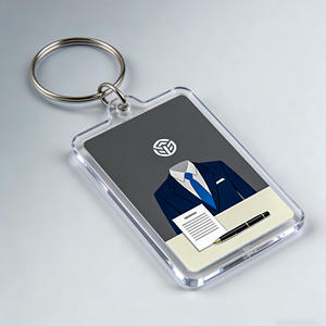 Porte-clés en acrylique personnalisé. Impression HD recto-verso. Options de couleurs/transparentes. Cadeau promotionnel avec logo d'entreprise. Personnalisé à partir de motifs artistiques. - Product Image 3