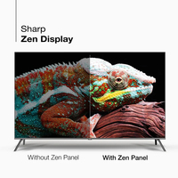 Televisor Inteligente HDTV de 50 Pulgadas, Full HD 1080p, con WiFi, para Uso Comercial, Pantalla Plana Delgada LCD con Retroiluminación LED, 60Hz, Android