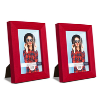 Marco de Fotos de Madera Rectangular Personalizado al por Mayor para Decoración del Hogar, para Exhibición en Mesa
