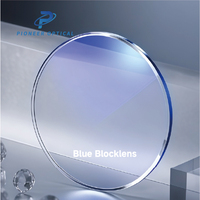 Verres de lunettes Pioneer Optical 1.56 1.60 1.67 1.74 en résine HMC anti-lumière bleue, protection UV420, verres unifocaux
