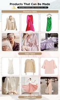 Vente en gros de tissu en satin 100% polyester 75D * 150D brillant pour doublure et robes