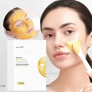 OEM BANGWEI Private Label Luxurious Korea 24K Gold Firming Peel Off Jelly Face Mask Powder