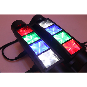 ไฟสไปเดอร์มินิ LED 8*3W RGBW พร้อมระบบควบคุม DMX512 มาตรฐาน IP33 สำหรับงานดีเจ คาราโอเกะ ดิสโก้ ผับ โรงละคร บาร์ - Product Image 3