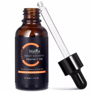 Sérum Clareador de Vitamina C Mabox com Ácido Hialurônico <span class=keywords><strong>e</strong></span> Vitamina <span class=keywords><strong>E</strong></span> - Sérum Orgânico Anti-Envelhecimento para Tratamento Facial <span class=keywords><strong>e</strong></span> dos Olhos 30ML - Product Image 2