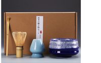 Ecocoffee bambou Matcha brosse à thé fouet support ensemble fait à la main cérémonie du thé traditionnel japonais