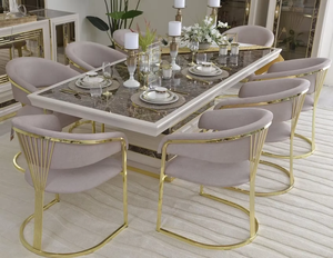 Chaise de <span class=keywords><strong>salle</strong></span> <span class=keywords><strong>à</strong></span> <span class=keywords><strong>manger</strong></span> en velours nordique, mobilier d'intérieur de luxe, fauteuils de restaurant, chaises de loisirs en acier inoxydable doré pour <span class=keywords><strong>salle</strong></span> <span class=keywords><strong>à</strong></span> <span class=keywords><strong>manger</strong></span> - Product Image 6