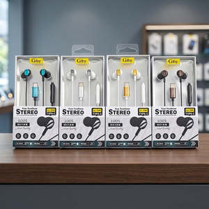 Cuffie In-Ear Cablate Auricales con Microfono, Set da 11 Pezzi - Product Image 3