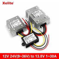 Convertisseur de tension DC 9V-36V 24V vers 13.8V, module transformateur étanche automatique abaisseur-élévateur pour voiturette de golf