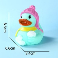 WOWEI 2025 Canard de Noël Jouets Enfants Se baignant et jouant dans l'eau Piscine Canards flottants
