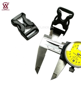 Fournisseur d'usine, boucle à dégagement latéral en plastique noir durable de 20 mm pour sacs et accessoires de casque - Product Image 5