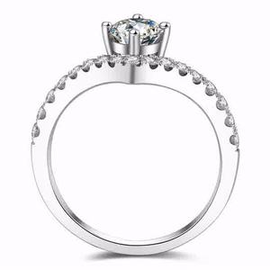 Anillos de Compromiso y Matrimonio de Oro Amarillo para Mujer Más Vendidos con Diamantes Cultivados en Laboratorio - Product Image 3