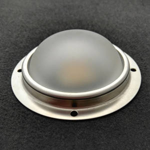 Luz de inundación esmerilada 78MM Diámetro Cúpula de vidrio Cubierta de lente de 120 grados - Product Image 1