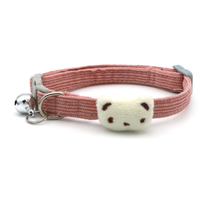 Collier de panda rouge de luxe pour animaux de compagnie collier de chien de chat mignon Occasions de Thanksgiving accessoires pour animaux de compagnie
