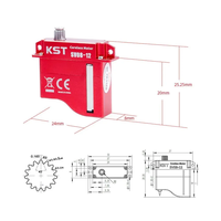 Nouveau Micro-Servo Original SV08-12 SHV à Engrenages Métalliques Sans Noyau 8.0Kgf.cm 0.09sec/60 °   pour hélicoptères et planeurs RC