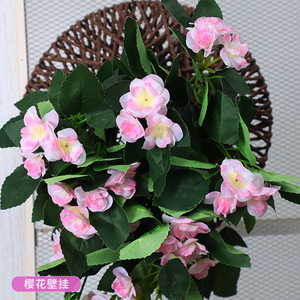 Décoration murale en fleurs de cerisier artificielles Xinchengzhi, 30cm-100cm, fleurs en soie plastique pour décoration intérieure et extérieure - Product Image 2