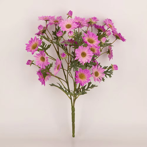 Bất động cảm ứng nhân tạo Daisy Bush-UV kháng <span class=keywords><strong>Faux</strong></span> vàng hồng tím hoa đèn LED cho ngoài trời Vườn đám cưới Halloween - Product Image 5