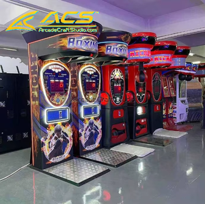 เครื่องเล่นเกมส์คิกบ็อกซิ่งแบบหยอดเหรียญคุณภาพสูง ACS พร้อมระบบฝึกภาษาอังกฤษและระบบแลกโค้ก - Product Image 5