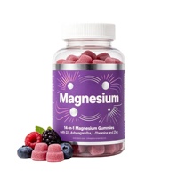 Gummies au magnésium 14-en-1 complètes saveur Baies, avec D3, Ashwagandha, L-Théanine et Zinc – Vente directe usine