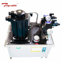 Groupe hydraulique à refroidissement par air à servocommande proportionnelle double avec vanne servo proportionnelle pour unité hydraulique de mélangeur Banbury