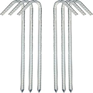 גן הימור קרקע מגולוון פלדה l צורה rebar הימור - Product Image 3