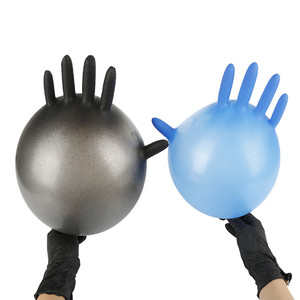 <span class=keywords><strong>Gant</strong></span> synthétique en vinyle sans <span class=keywords><strong>poudre</strong></span>, 20 pièces, bleu, noir, nitrile, transparent - Product Image 2