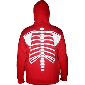 Sudadera con capucha para hombre, con estampado de calavera y esqueleto de cara completa, Logo personalizado, disfraz de Halloween, OEM tendencias Boss - Product Image 5
