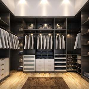 Armario Abierto Esquinero Grande YALIG, Mueble de Dormitorio con Armario de Alta Calidad - Product Image 5