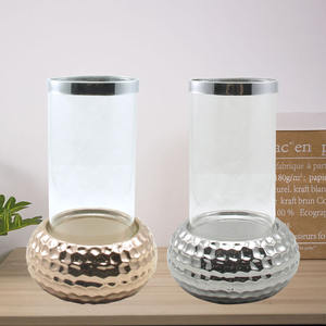 Bougeoir à cylindre d'église en céramique avec bocaux à bougie uniques en verre pour la décoration de la maison et l'<span class=keywords><strong>occasion</strong></span> de Noël - Product Image 1