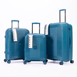 מזוודה קשיחה ניתנת להרחבה, מאושרת לנשיאה כמזוודה יד - הזמנה בכמות גדולה, סט מזוודות קל משקל בגדלים 20, 24 ו-28 אינץ' - Product Image 1