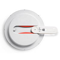 Plafonnier LED 24W 40W Rond Carré Intelligent à Intensité Variable CCT 3000-6500K avec Télécommande via Application pour Maison et Bureau