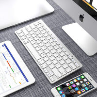 Keyboard Bluetooth Nirkabel Ultra Tipis Murah, Keyboard Ajaib Nirkabel Bluetooth untuk Ponsel Iphone, S3, S4, S5, S6
