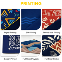 Foulard en soie personnalisé de haute qualité, motif rayé blanc en coton, design tête dansant, carré 115*115cm, bandana personnalisé