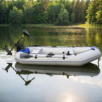 Bateau pneumatique personnalisé en PVC/caoutchouc avec technologie Drop Stitch, petit bateau de pêche en PVC