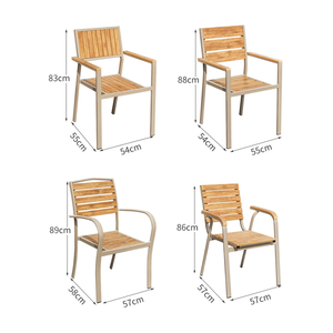 <span class=keywords><strong>Set</strong></span> da Pranzo 5 Pezzi per 4 Persone, Tavolo con Sedie in Legno, <span class=keywords><strong>Set</strong></span> Moderno e Compatto per Ristorante, Caffè, Brunch - Product Image 3