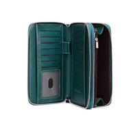 Dompet Zipper PU Matte Solid dengan Logo Custom, Dompet Tangan Wanita Buatan Tangan, Ringan, Portabel, Organizer Harian untuk Grosir